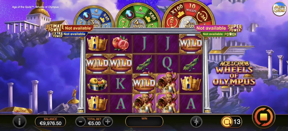 Age of the Gods: Wheels of Olympus Slot