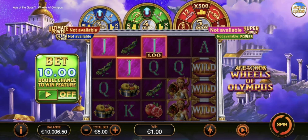 Age of the Gods: Wheels of Olympus Slot