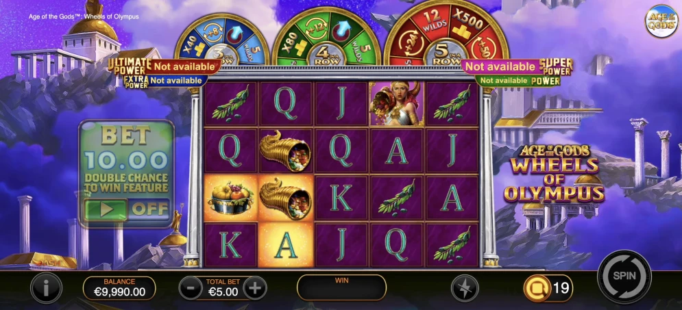 Age of the Gods: Wheels of Olympus Slot